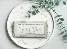 Load image into Gallery viewer, White Marble Wedding Chocolate Bars
