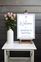 Load image into Gallery viewer, Baptism Welcome Sign Print-AnaJosie Designs
