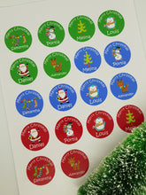 Load image into Gallery viewer, Christmas Gift Stickers - Colourful Christmas Labels-Christmas Stickers-AnaJosie Designs
