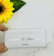 Load image into Gallery viewer, Wedding Chocolate Wrappers - Foil Wedding Of
