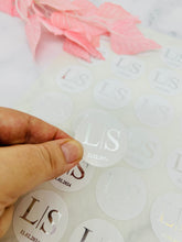 Load image into Gallery viewer, Wedding Stickers Foil - Bride and Groom Initials
