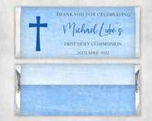 Load image into Gallery viewer, Blue Holy Communion Chocolate Bar
