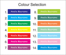 Load image into Gallery viewer, Name Labels - Assorted Colours-Name Label Stickers-AnaJosie Designs
