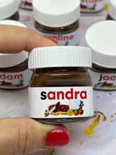 Load image into Gallery viewer, Personalised Mini Nutella Jars
