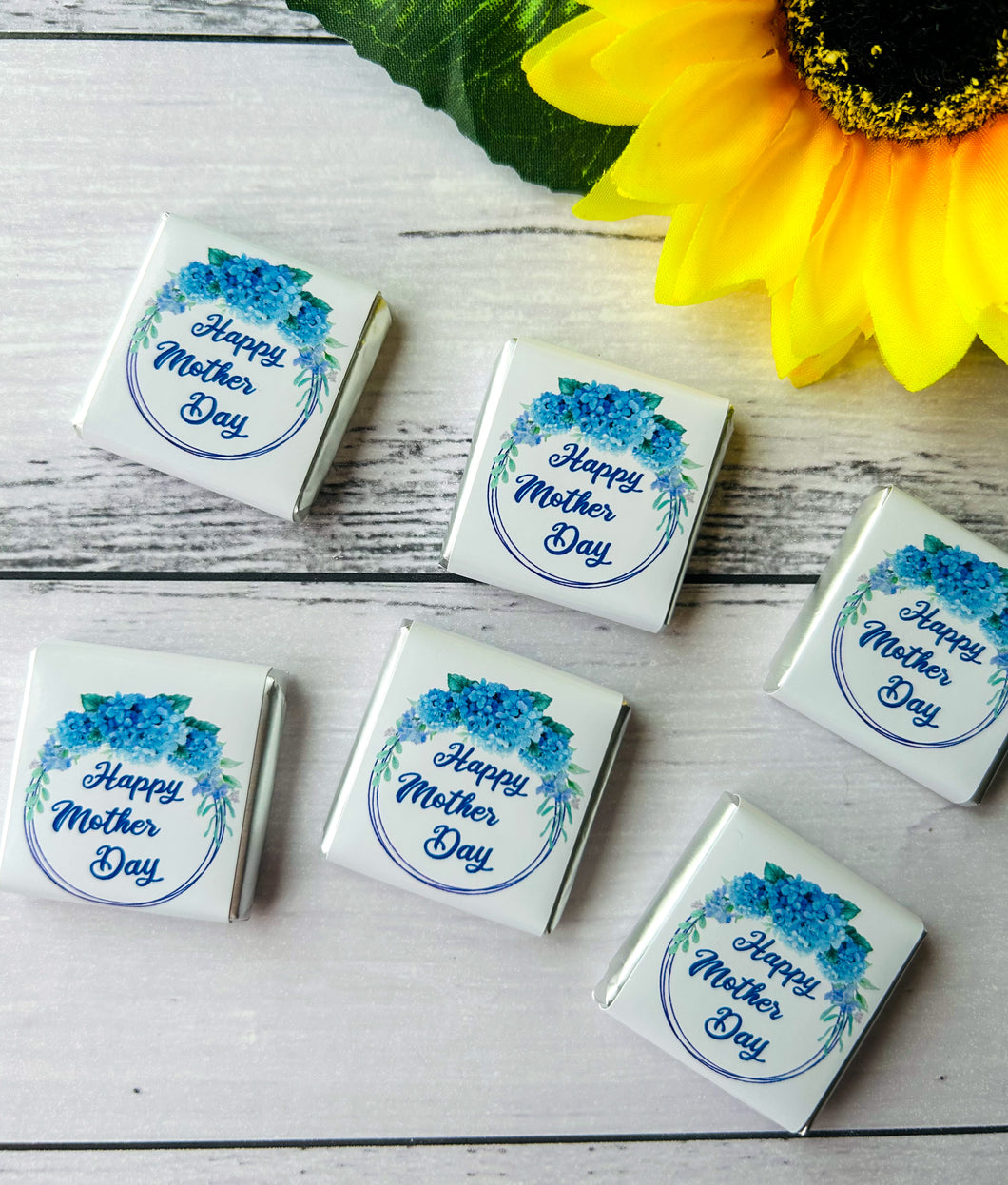 Blue Florals Happy Mother's Day Mini Chocolates