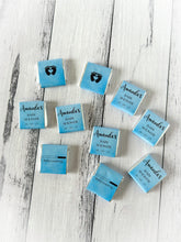 Load image into Gallery viewer, Blue Watercolour Baby Shower Mini Chocolates
