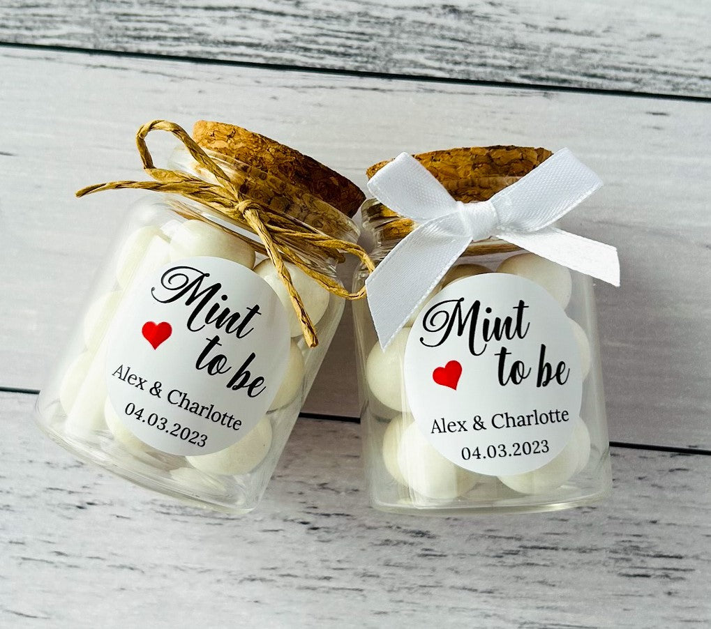 Mint to Be Wedding Favours