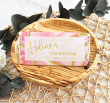 Load image into Gallery viewer, Pink and Gold Birthday Chocolate Bar
