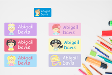 Load image into Gallery viewer, Name Labels - Cute Princesses Set
