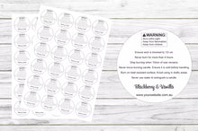 Load image into Gallery viewer, Candle Warning Stickers - Design 2-AnaJosie Designs
