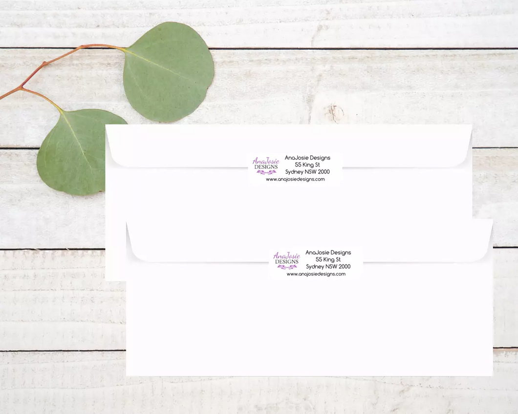 Business Return Address Labels-Stickers and Labels-AnaJosie Designs