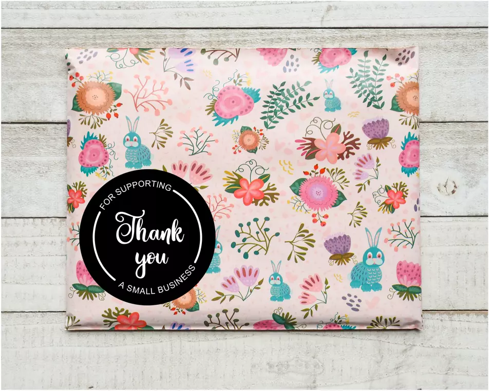 Thank you for Supporting a Small Business Stickers-Stickers and Labels-AnaJosie Designs