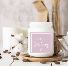 Load image into Gallery viewer, Happy Birthday Vinyl Labels - Shades of Pink-Pre Made Stickers-AnaJosie Designs
