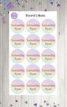Load image into Gallery viewer, Name Labels - Rainbow Colours Set-Name Label Stickers-AnaJosie Designs
