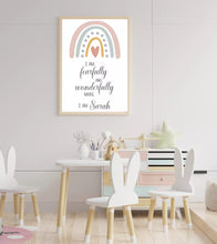 Load image into Gallery viewer, Fearfully and Wonderfully Made Quote Wall Art Print
