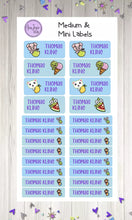 Load image into Gallery viewer, Name Labels - Cute Animals Set 2-Name Label Stickers-AnaJosie Designs
