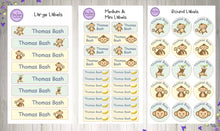 Load image into Gallery viewer, Name Labels - Cheeky Monkeys Set-Name Label Stickers-AnaJosie Designs
